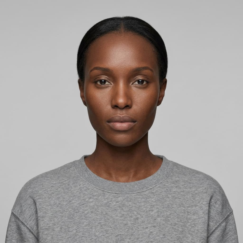 Illustrative studio portrait